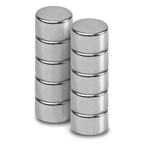 Neodym magnete rund silber - magnete,