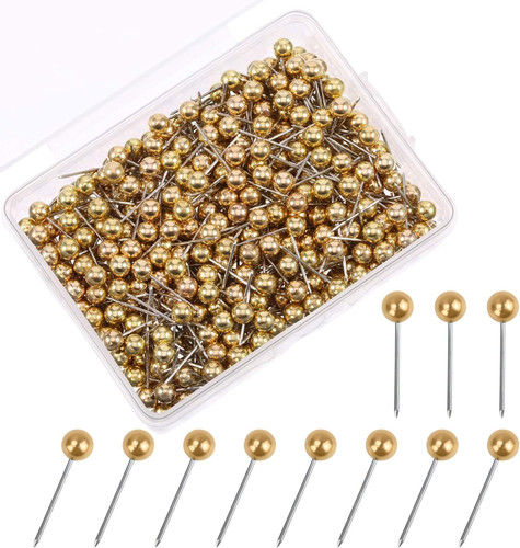 400 stück pinnadeln gold - pinnadeln,