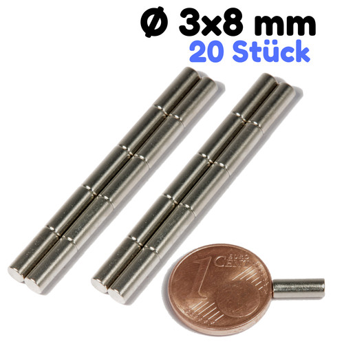 20x neodym magnete - 20x,